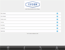 Tablet Screenshot of cpdem.fr